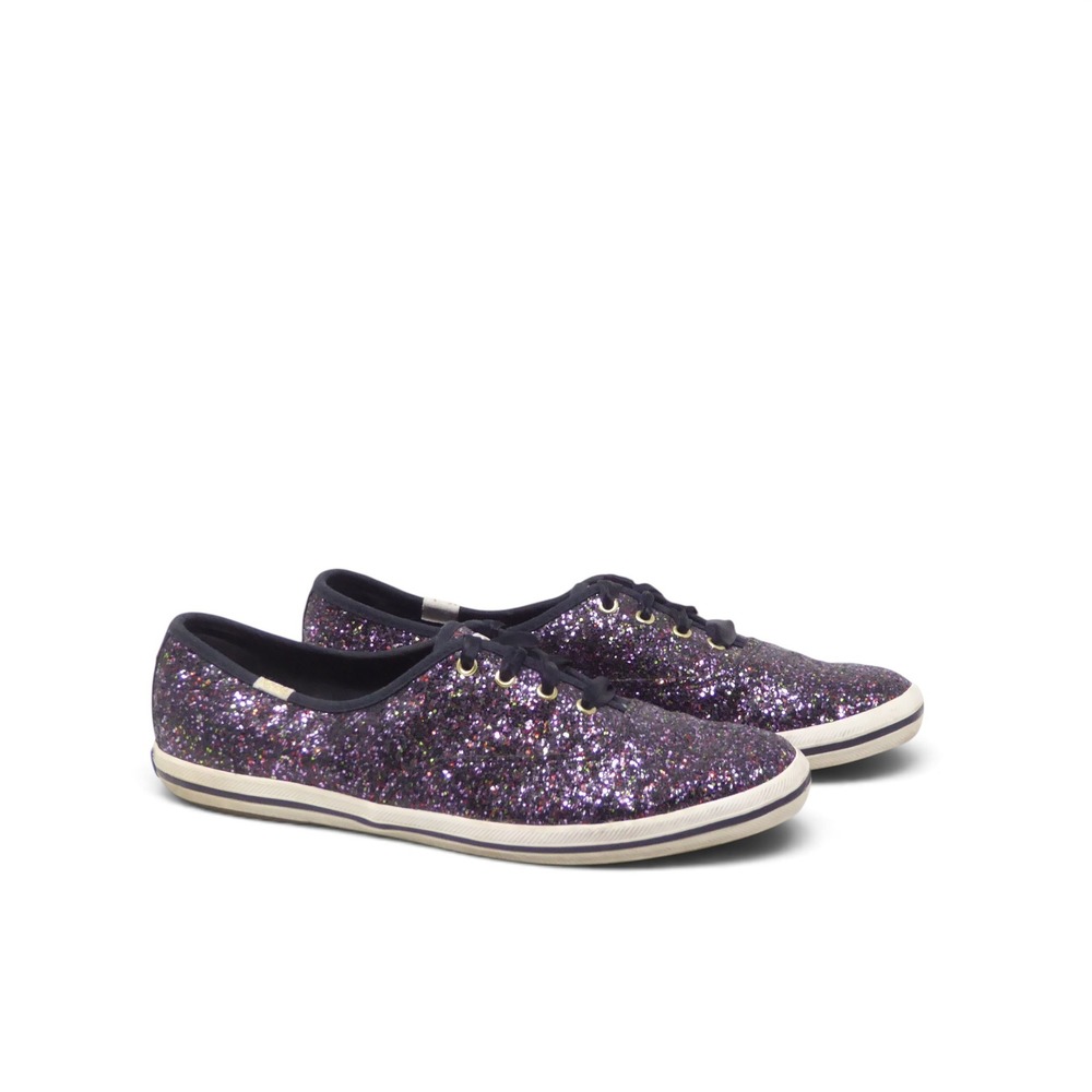 Keds x Kate Spade New York Women Champion Sneaker Purple Glitter 8.5
